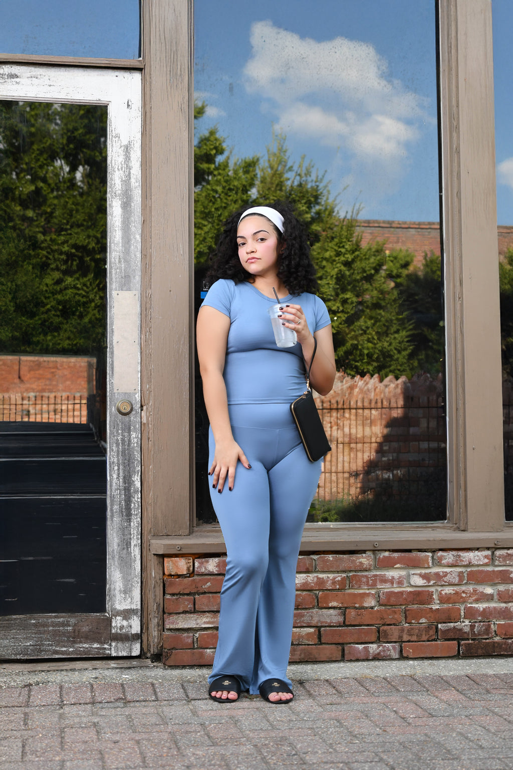 Classic Modal Top  - Slate Blue